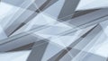 Abstract geometric pattern of overlapping translucent triangles and sharp lines in shades Royalty Free Stock Photo