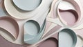 An abstract geometric pattern with pastel tones, propose for background Royalty Free Stock Photo