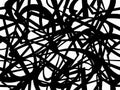 Abstract geometric pattern with Random chaotic lines