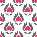 Abstract geometric pattern. Repeating seamless vector background. Graphic floral pattern. Royalty Free Stock Photo