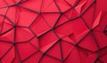 Abstract geometric pattern with sharp red triangular shapes creating a modern, dynamic aesthetic Royalty Free Stock Photo