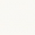 Abstract Geometric Pattern With Stripes Lattice. Subtle Seamless Vector Background Royalty Free Stock Photo