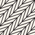 Abstract geometric pattern with stripes, lines. Seamless vector background. Black and white lattice texture.