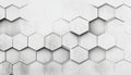 Abstract Geometric Pattern Surface with Modern Architectural Design and Textured Hexagonal Elements Royalty Free Stock Photo