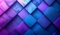 Abstract geometric pattern of textured purple and blue cubes with light effects image photo Royalty Free Stock Photo