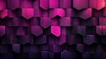 Abstract 3D Purple Hexagonal Pattern Background Royalty Free Stock Photo