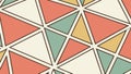 Abstract geometric pattern with triangles design art, decorative element, vector design Generative AI Royalty Free Stock Photo