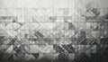 Abstract geometric pattern with triangles and squares in grayscale Royalty Free Stock Photo