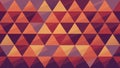 Abstract geometric pattern of triangles in warm color palette Royalty Free Stock Photo