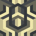 Abstract geometric pattern vector gothic art deco