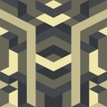 Abstract geometric pattern vector gothic art deco