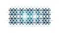 Abstract geometric pattern vector, intricate light blue background. vector design Generative AI Royalty Free Stock Photo