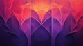 Abstract Geometric Pattern with Vibrant Purple Red and Orange Gradient Royalty Free Stock Photo
