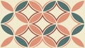 Abstract Geometric Pattern with Warm Colors, Modern and Decorative, vector design Generative AI Royalty Free Stock Photo