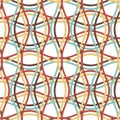 Abstract geometric pattern with wavy lines Interlacing rounded stripes design Seamless vector background Abstract pattern Royalty Free Stock Photo