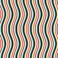 Abstract geometric pattern with wavy lines Interlacing rounded stripes design Seamless vector background Abstract pattern Royalty Free Stock Photo