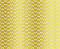 Abstract geometric pattern of white with gray lines on gold gradient colors - Vector illustration.