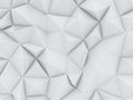 Abstract geometric pattern in white Royalty Free Stock Photo