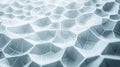 Abstract White Hexagon Pattern Background Texture Royalty Free Stock Photo