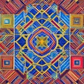 1853 Abstract Geometric Patterns: An artistic and modern background featuring abstract geometric patterns with intricate shapes,
