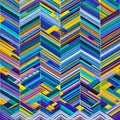 561 Abstract Geometric Patterns: A contemporary background featuring abstract geometric patterns in vibrant and harmonious color Royalty Free Stock Photo