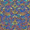 1486 Abstract Geometric Patterns: A modern and captivating background featuring abstract geometric patterns in bold and contrast