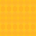 Seamless ellipses and hexagon pattern yellow orange