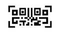 Abstract Geometric QR Code Icon, Digital & Tech Concept, vector design Generative AI Royalty Free Stock Photo