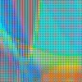 Abstract geometric rainbow checkered background 01