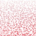 Abstract geometric red squares pattern on white background. Royalty Free Stock Photo