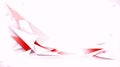 Abstract Geometric Red and White Background with Sharp Angles Royalty Free Stock Photo