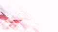 Abstract Geometric Red and White Digital Background Royalty Free Stock Photo