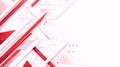 Abstract Geometric Red and White Dynamic Background Royalty Free Stock Photo