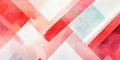 Abstract geometric red and white modern background Royalty Free Stock Photo