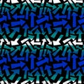 Abstract geometric seamless arrows pattern for fabrics and linens and wrapping paper and kids clothes print