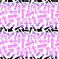 Abstract geometric seamless arrows pattern for fabrics and linens and wrapping paper and kids clothes print