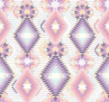 Abstract geometric seamless aztec pattern Royalty Free Stock Photo