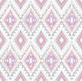 Abstract geometric seamless aztec pattern Royalty Free Stock Photo