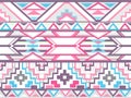 Abstract geometric seamless aztec pattern