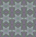 Seamless regular star pattern purple green