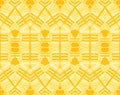Seamless rgular ornaments in yellow shades