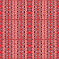 Regular diamond pattern red brown violet vertically