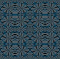 Regular intricate pattern blue gray beige brown