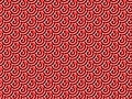 Regular spirals pattern red pink black diagonally