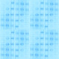 Regular seamless diamond pattern light blue with wavy lines vertically