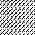 Abstract geometric seamless hand drawn pattern. Modern grunge texture. Monochrome brush painted background. Royalty Free Stock Photo