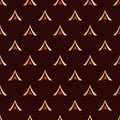 Abstract geometric seamless pattern with arrows, pointers. Geometric design elements Royalty Free Stock Photo