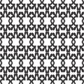 Abstract geometric seamless pattern. Black and white minimalist monochrome artwork.