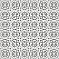 Abstract geometric seamless pattern. Black and white style pattern.