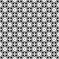 Abstract black and white repeated design pattern vector illustrations Royalty Free Stock Photo